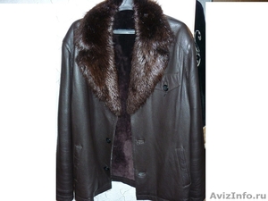 Куртка кожаная с бобровым воротникам. - Изображение #1, Объявление #91997