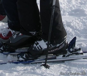 горные лыжи+крепления+палочки+ботинки - Изображение #2, Объявление #319973