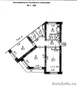 Трехкомнатная квартира в историческом центре города - Изображение #3, Объявление #564369