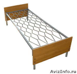 кровати для рабочих, кровати металлические одноярусные и двухъярусные оптом - Изображение #4, Объявление #696174