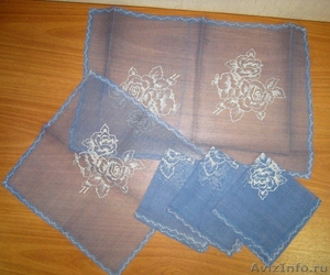 Салфетки из канвы с вышивкой - Изображение #4, Объявление #1334868