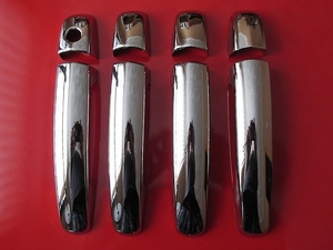 Накладки на ручки дверей хром Suzuki Grand Vitara - Изображение #3, Объявление #746322